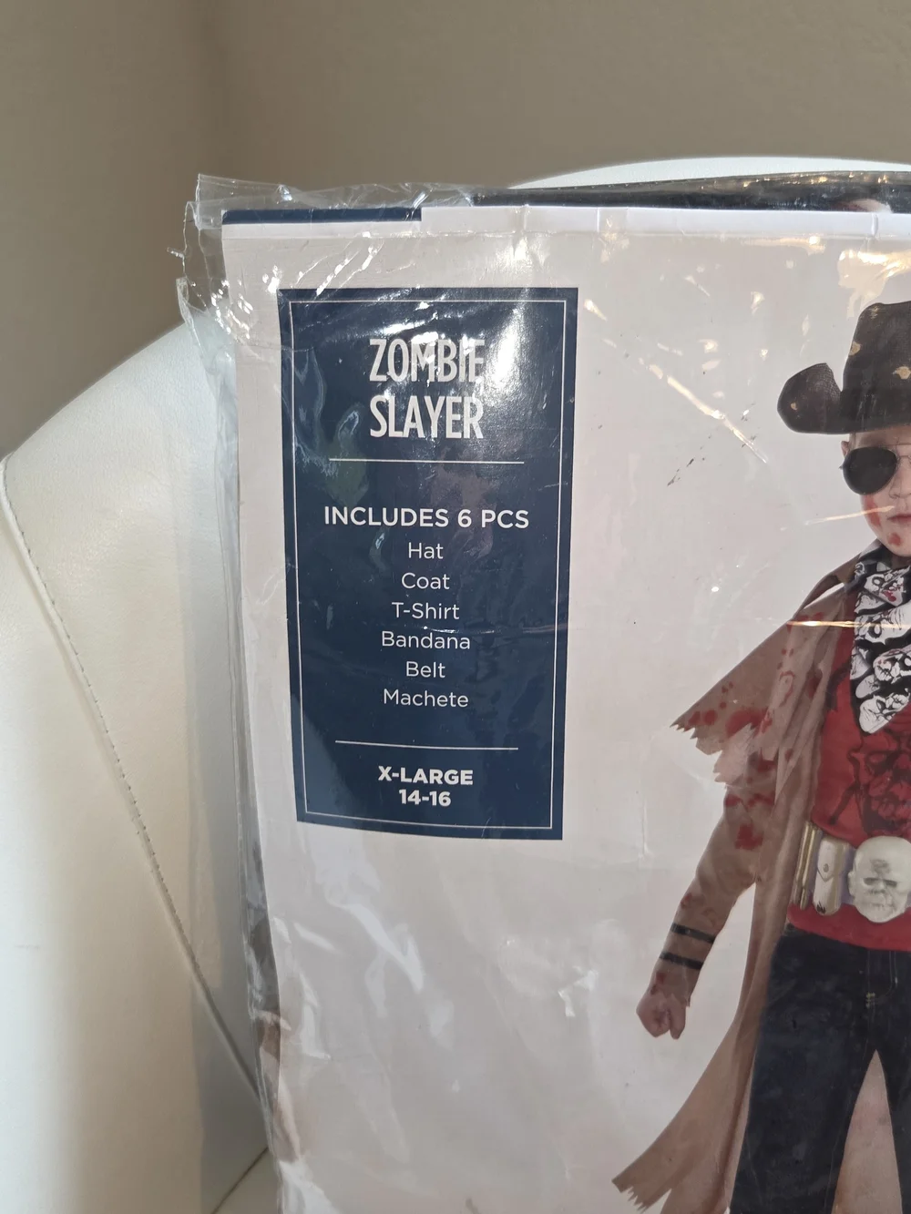 Zombie Slayer Kids Costume - Red and Tan